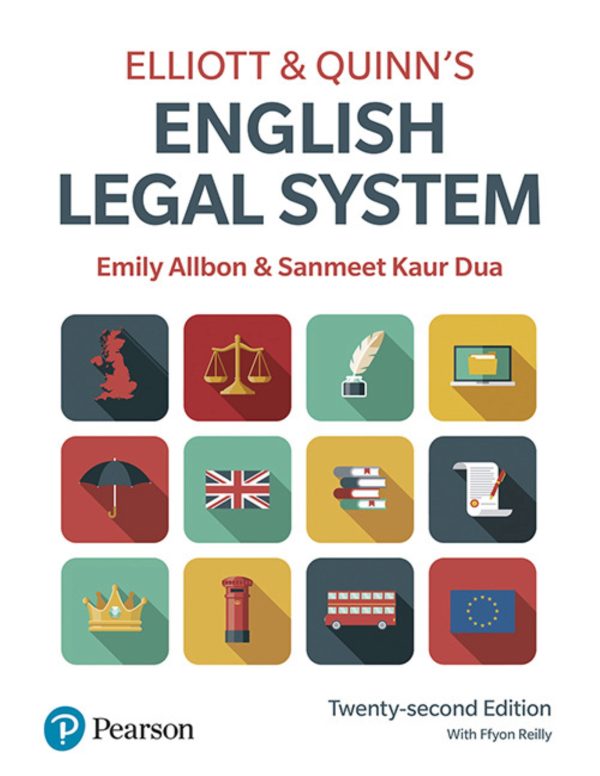 Elliott Quinns English Legal System 22e 22nd Edition